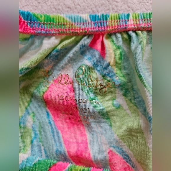 Lilly Pulitzer Girls Mini Enna Off- Shoulder Dress L(8-10) - Picture 6 of 7